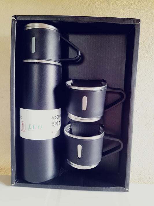 TERMITO TERMICO DE  500 ML MAS 3 TAZAS